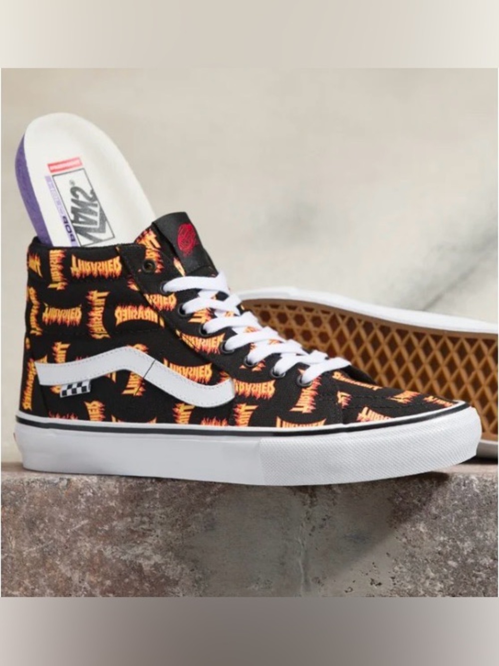 Van’s Men’s Shoes SK8-HI THRASHER, Size 11